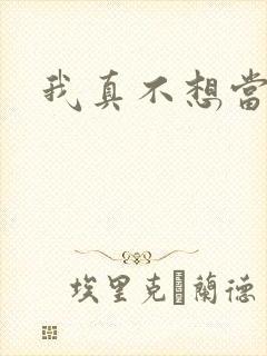 我真不想当圣师