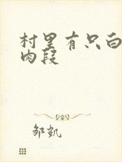 村里有只白骨精肉段