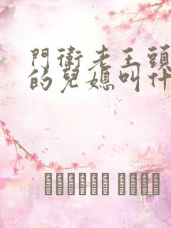 门卫老王头孙茹的儿媳叫什么