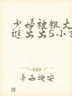 少妇被粗大猛进进出出S小说