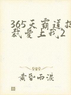365天霸道总裁爱上我2