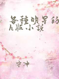 各种明星的综艺h版小说