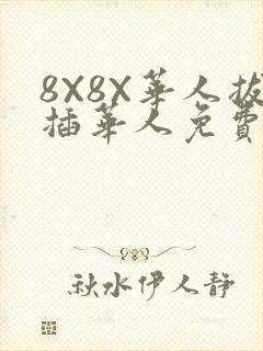 8X8X华人拔插华人免费
