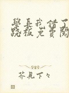 学长我错了 跷跷板免费阅读