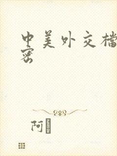 中美外交档案解密