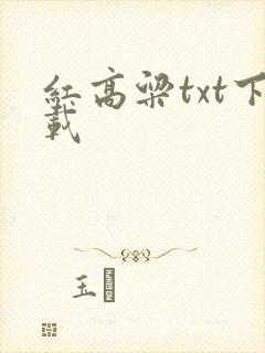 红高粱txt下载