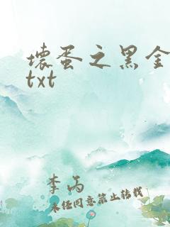 坏蛋之黑金帝国txt