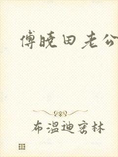 傅晓田老公是谁