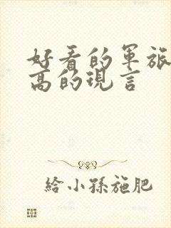 好看的军旅肉质高的现言