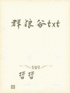群狼谷txt