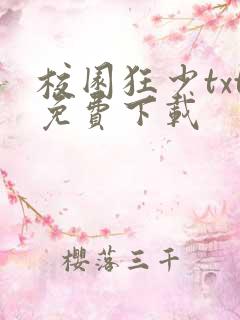 校园狂少txt免费下载