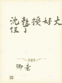 沈教授好大含不住了