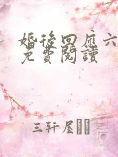 婚后回应六盲星免费阅读