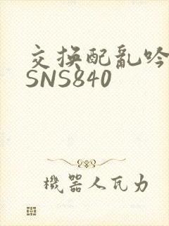 交换配乱吟粗大SNS840