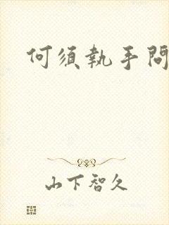 何须执手问年华