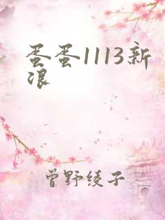 蛋蛋1113新浪