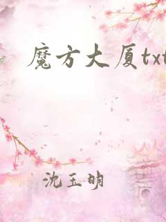 魔方大厦txt
