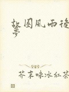 故园风雨后白日梦