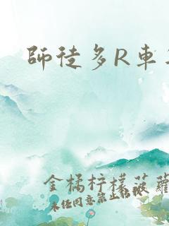 师徒多R车年上