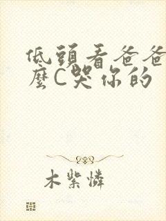 低头看爸爸是怎么C哭你的