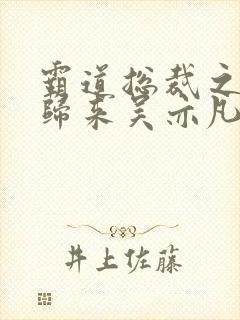 霸道总裁之出狱归来吴亦凡