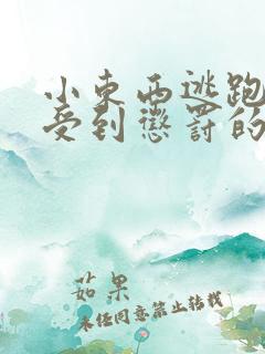 小东西逃跑是要受到惩罚的