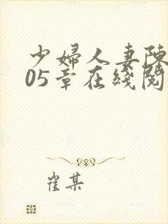 少妇人妻陈艳105章在线阅读