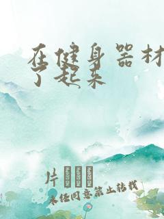 在健身器材上做了起来