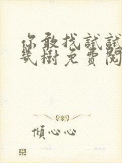 你敢找试试BY几树免费阅读