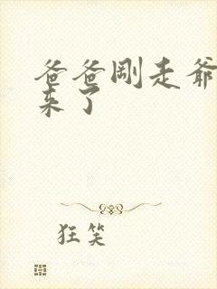 爸爸刚走爷爷就来了