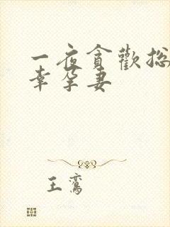 一夜贪欢总裁的幸孕妻