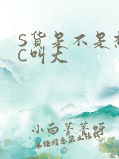 S货是不是想挨C叫大