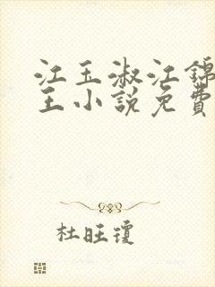 江玉淑江锦心睿王小说免费阅读