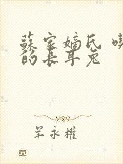 苏家嫡氏 吃肉的长耳兔