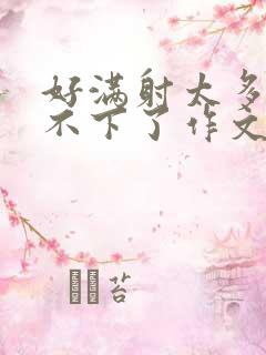好满射太多了装不下了作文