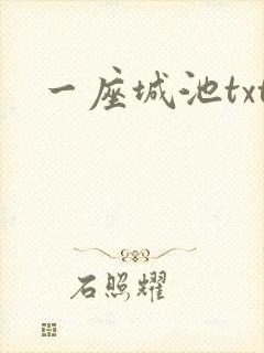 一座城池txt