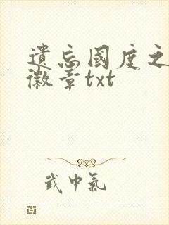 遗忘国度之神秘徽章txt