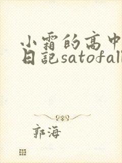 小霜的高中成长日记satofall