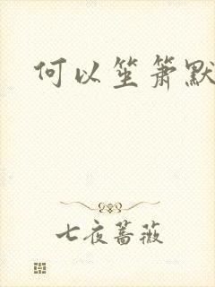 何以笙箫默续集