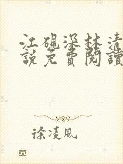 江砚深林清浅小说免费阅读