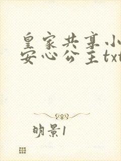 皇家共享小公主安心公主txt