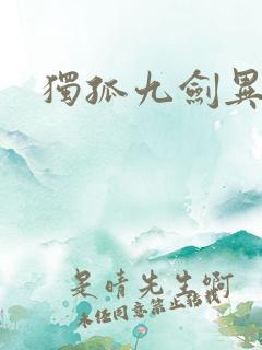 独孤九剑异世录