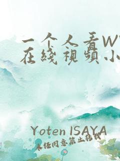 一个人看WWW在线视频小说