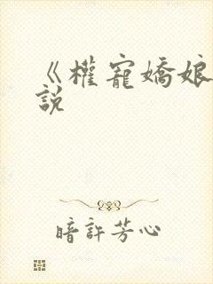 《权宠娇娘》小说