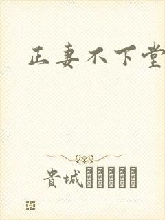 正妻不下堂