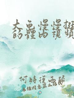 大龟慢慢挺进我的体内视频