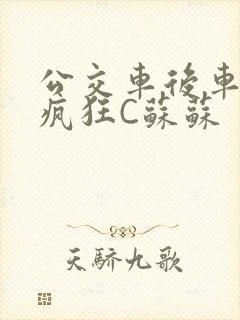 公交车后车座的疯狂C苏苏