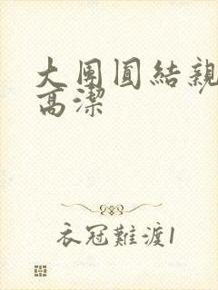 大团圆结亲情会高洁