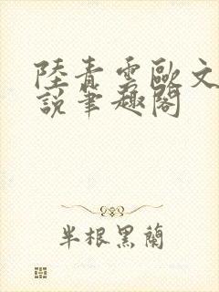 陆青云欧文海小说笔趣阁