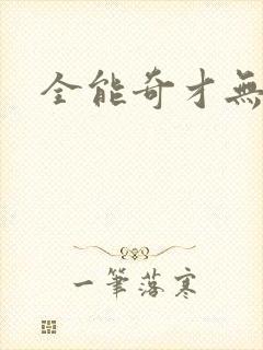 全能奇才无弹窗